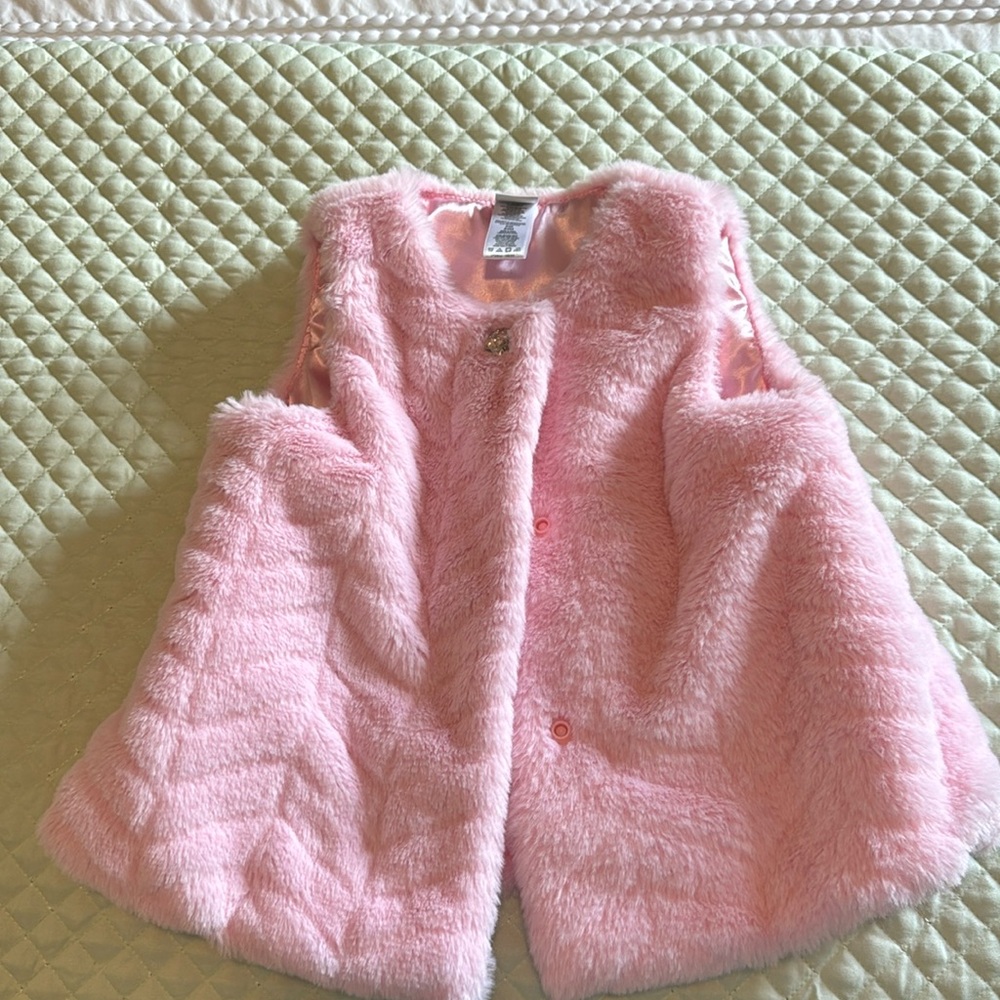 Faux fur vest